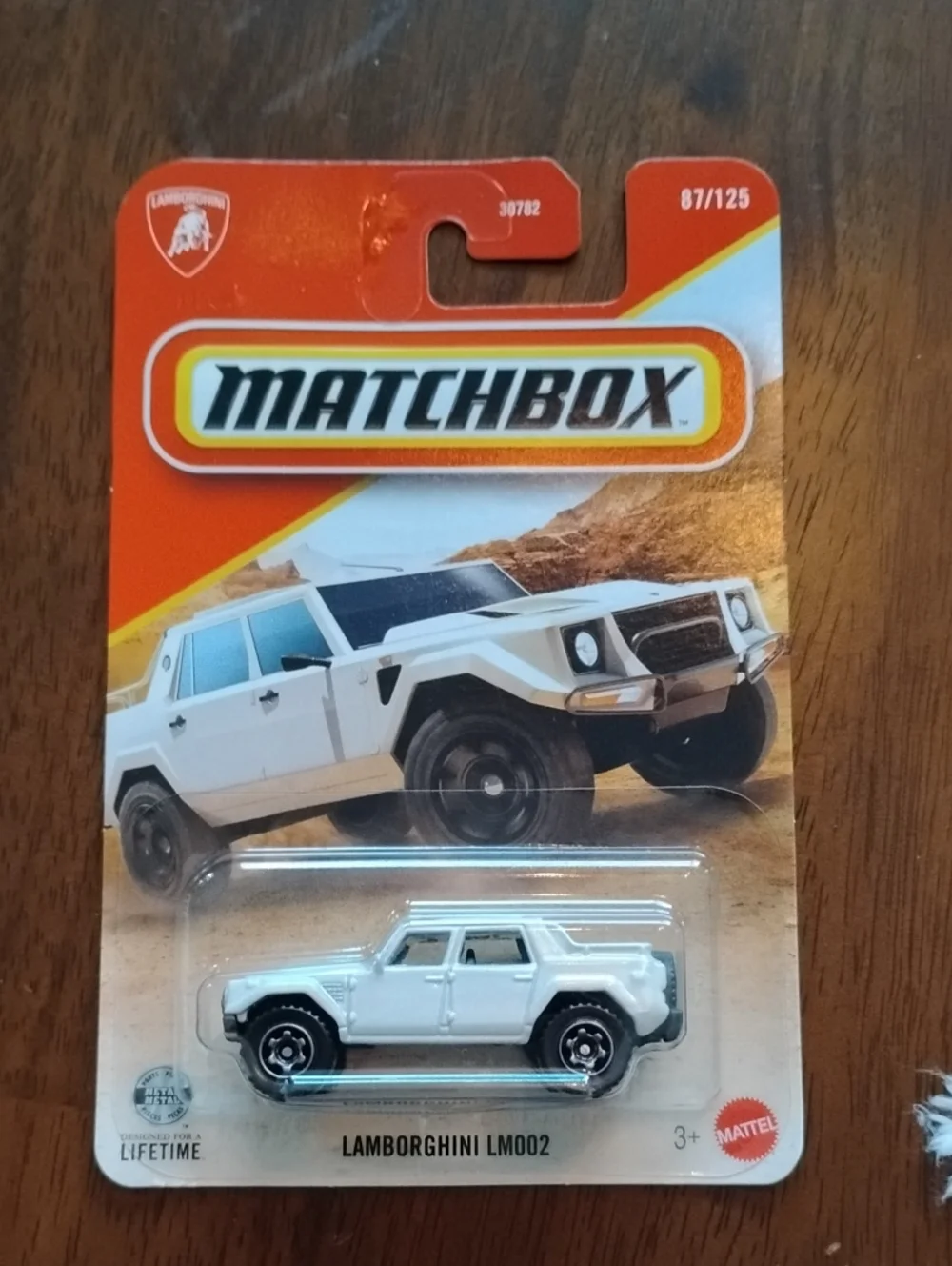 Mattel Matchbox White Lamborghini LM002 Die-Cast SUV